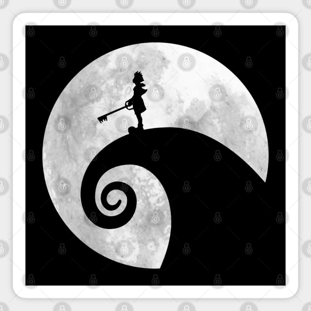 Kingdom Hearts x Nightmare Before Christmas Magnet by CursedRose